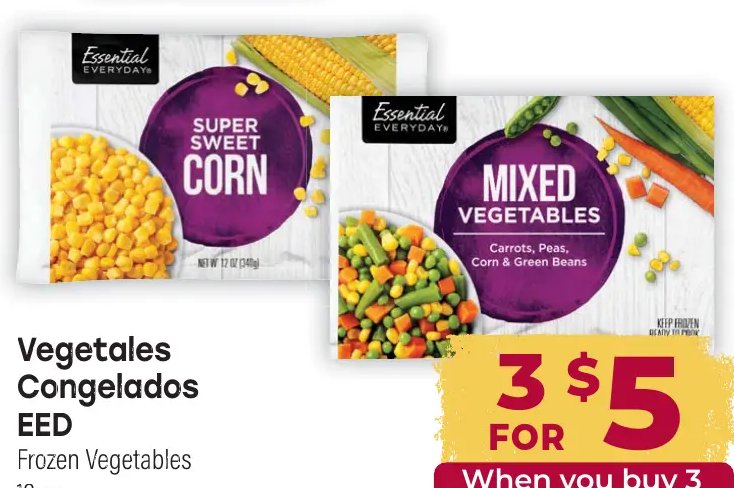 Vegetales Congelados EED