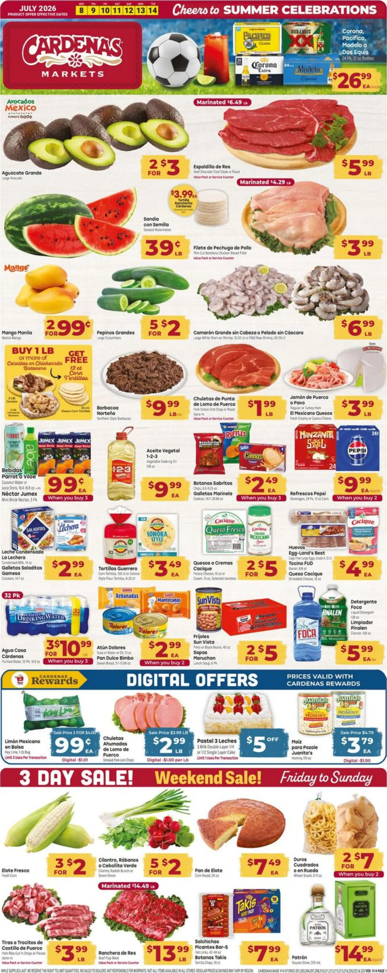 Cardenas Markets Weekly Ad Page 1