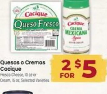 Quesos o Cremas Cacique