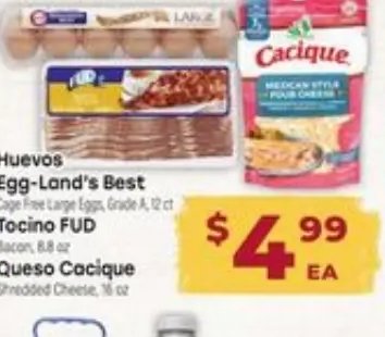 Huevos Egg-Land's Best Tocino FUD Queso Cacique