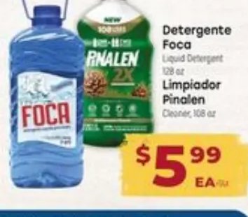 Detergente Foca Limpiador Pinalen