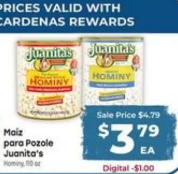 Maíz para Pozole Juanita's