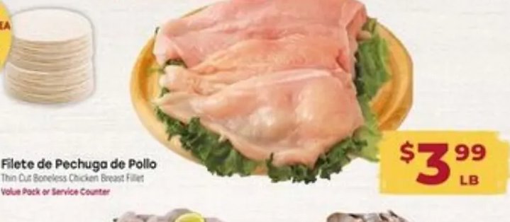 Filete de Pechuga de Pollo