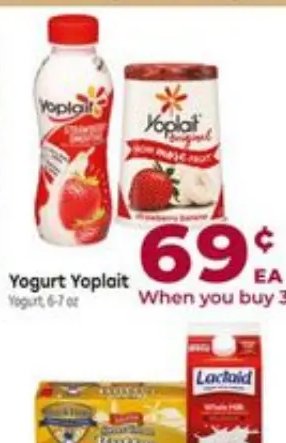 Yogurt Yoplait