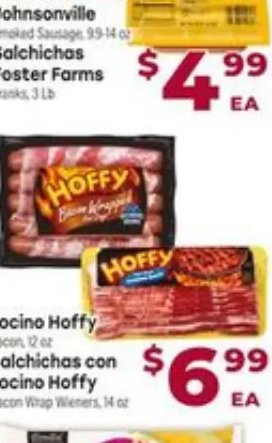 Salchichas Johnsonville / Salchichas Foster Farms