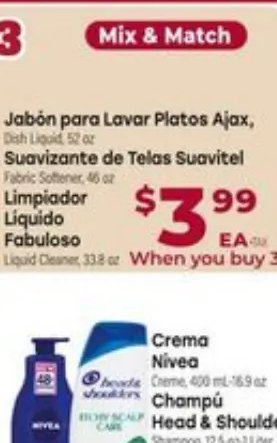 Crema Nivea / Champú Head & Shoulder
