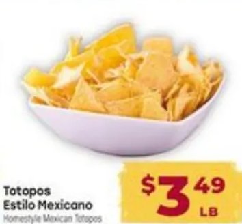 Totopos Estilo Mexicano