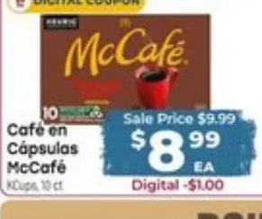 Café en Cápsulas McCafé