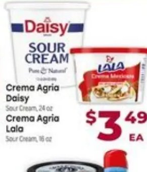 Crema Agria Daisy