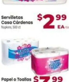 Servilletas Casa Cárdenas