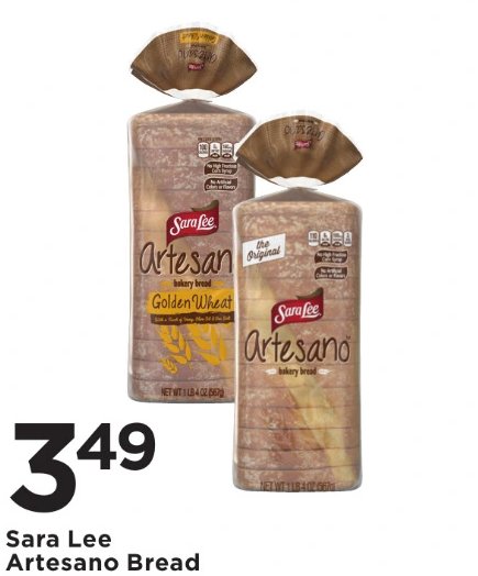 Sara Lee Artesano Bread