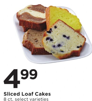 Sliced Loaf Cakes