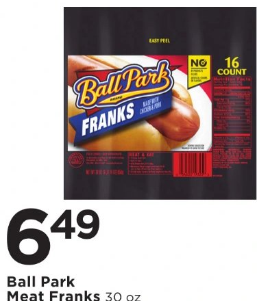 Ball Park Meat Franks