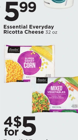 Essential Everyday Ricotta Cheese