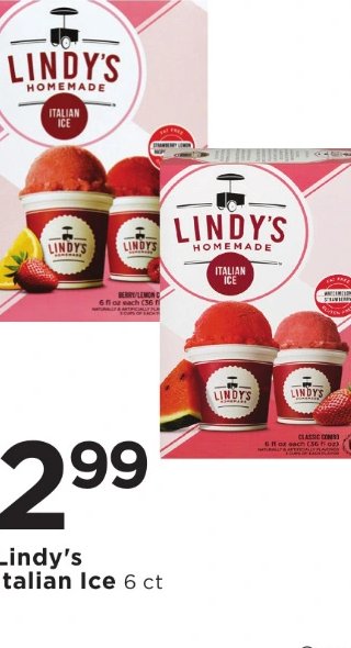 Lindy's Italian Ice