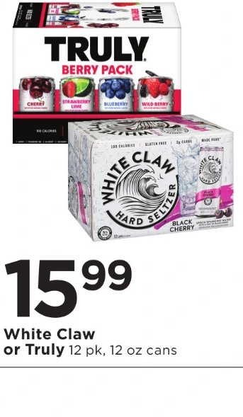 White Claw or Truly