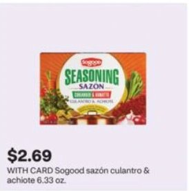 Sogood sazón culantro & achiote