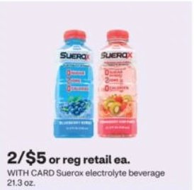 Suerox electrolyte beverage