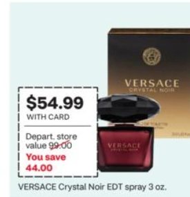 VERSACE Crystal Noir EDT spray