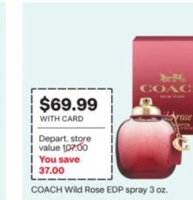 COACH Wild Rose EDP spray