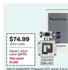 PACO RABANNE Phantom EDT spray