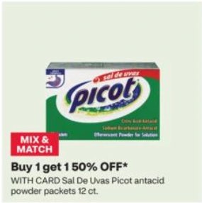 Sal De Uvas Picot Antacid Powder Packets