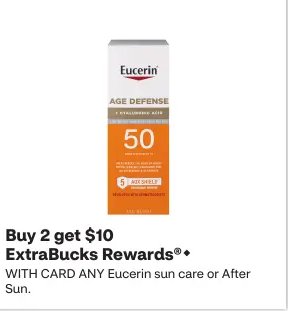 Eucerin sun care or After Sun.