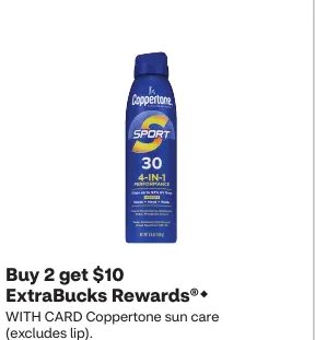 Coppertone sun care