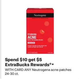 Neutrogena acne patches