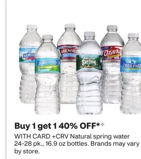 CRV Natural spring water