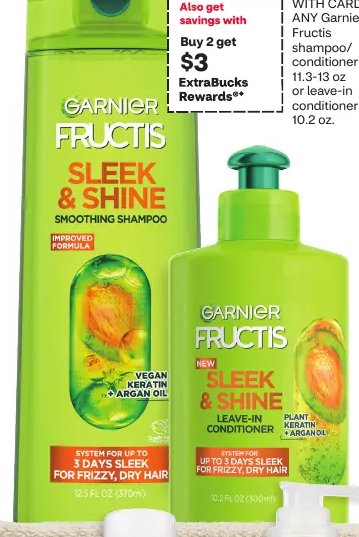 ANY Garnier Fructis shampoo/conditioner
