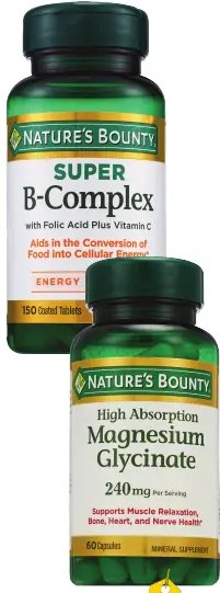 Nature's Bounty Super B-Complex vitamins