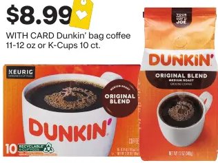 Dunkin' bag coffee