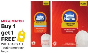 Total Home trash bags