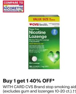 CVS Health Nicotine Lozenge