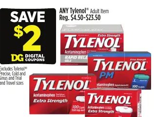 ANY Tylenol® Adult Item