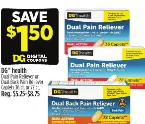 DG® health Dual Pain Reliever