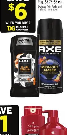 AXE® or Old Spice® Deodorant
