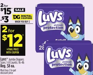 Luvs® Jumbo Diapers