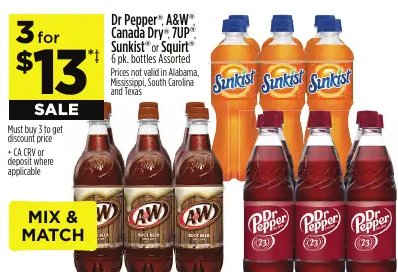 Coca-Cola® or Sprite®