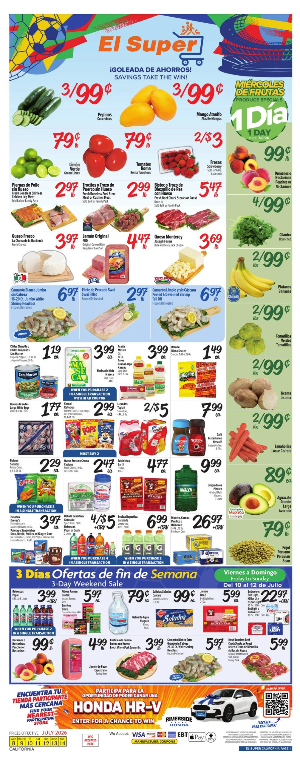 El Super Weekly Ad Page 1
