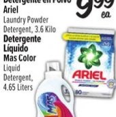 Detergente en Polvo Ariel
