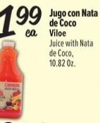 Jugo con Nata de Coco Viloe