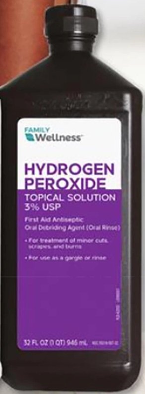 Family Wellness Hydrogen Peroxide Topical Solution 3% USP