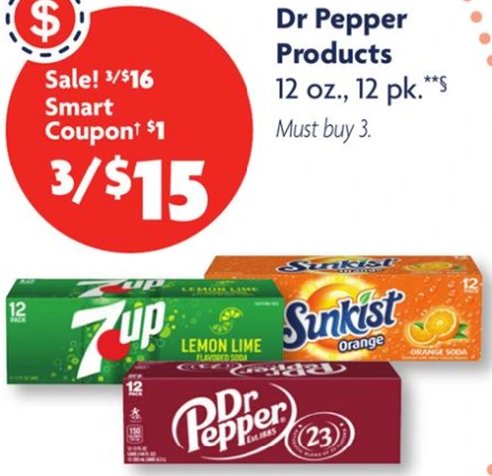 Dr Pepper Products
