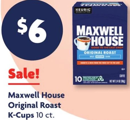 Maxwell House Original Roast K-Cups
