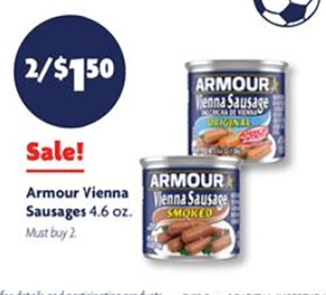 Armour Vienna Sausages