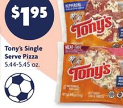 Tony's Single Serve Pizza