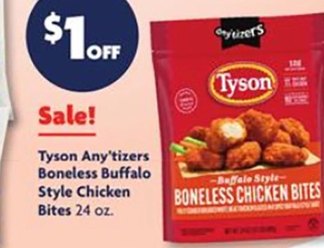 Tyson Any'tizers Boneless Buffalo Style Chicken Bites
