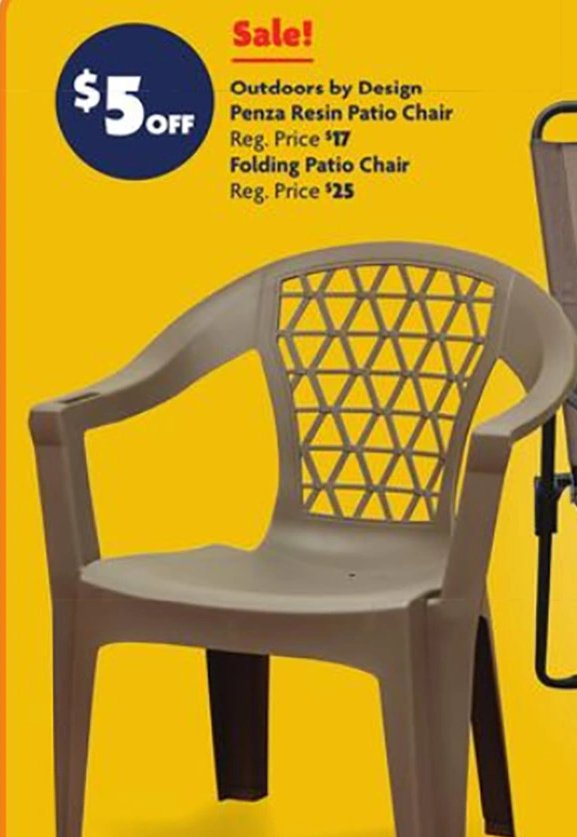 Outdoors by Design Penza Resin Patio Chair